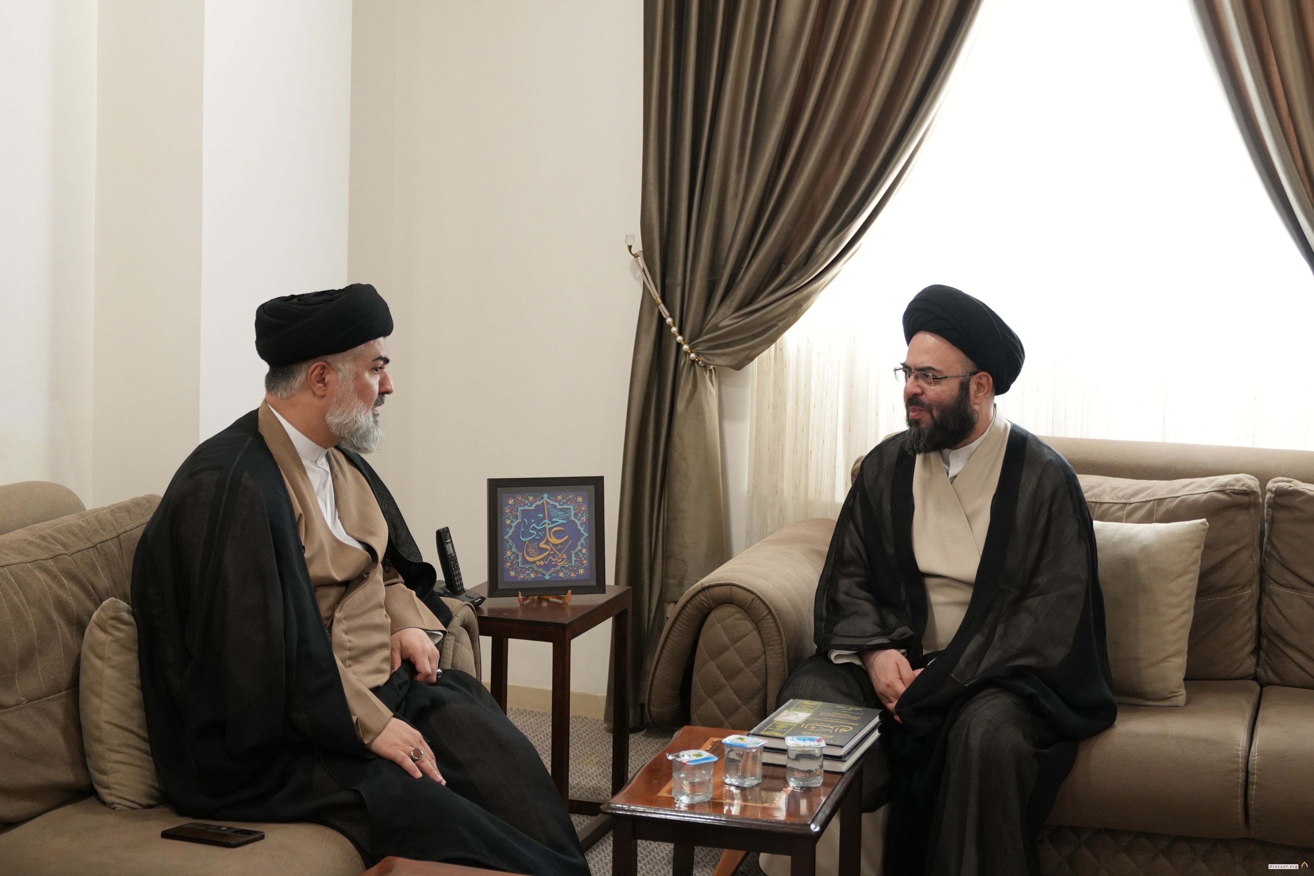 استقبال مسؤول فرع مركز العلامة الحلي في قم المشرفة التابع للعتبة الحسينية المقدّسة